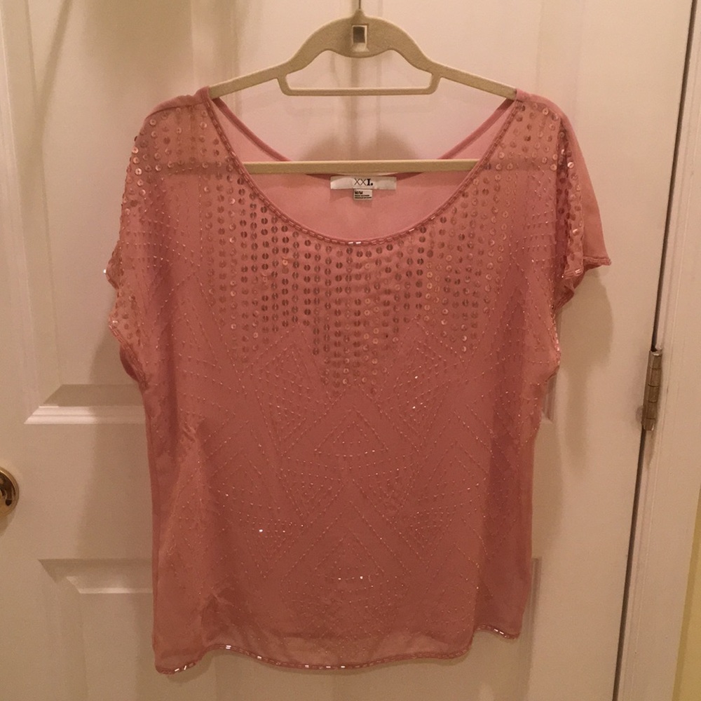 Sequin summer top
